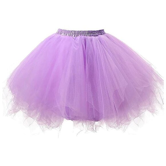 Women's Short Vintage Ballet Skirt Lavender - Picture 2 of 3